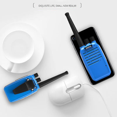 Radio móvel digital de longo alcance Walkie Talky portátil com lanterna e bateria de iões de lítio