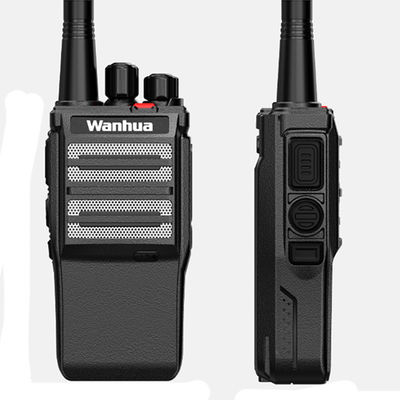 Transceptor UHF FM portátil de duas vias Rádio 8W Rádio portátil de banda única Walkie Talkie