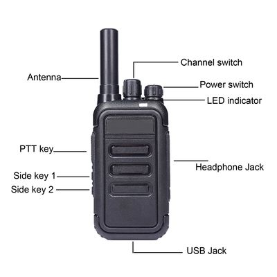 WKTK VHF UHF portátil Sistema de intercomunicação de rádio de longo alcance para gestão de restaurantes