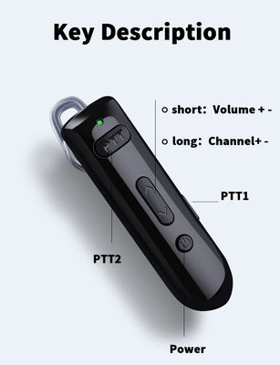 MI-NI Walkie Talkie Micro Wireless Intercompatível com Blueteeth para Restaurante Salon