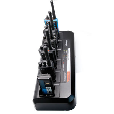 Carregador multicanal Walkie Talkie para MTP3100 Saída 12V-1A personalizável e durável