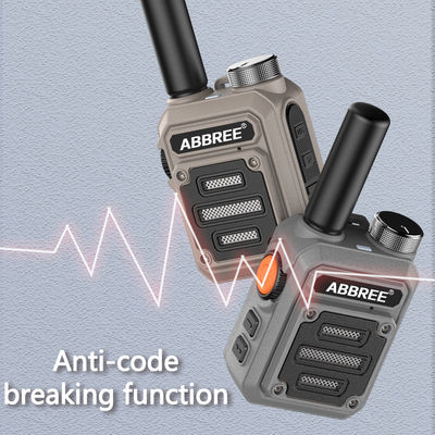 ABBREE AR-63 Wireless Walkie talkie para caça Camo colorido/brown talk alcance 3km-10km