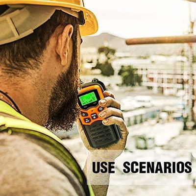 400-470mhz PMR 446 Walkie Talkie portátil com lanterna Fique ligado