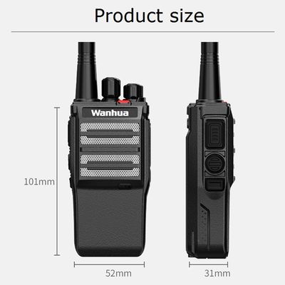 LTE/CDMA/WCDMA/TD-SCDMA Walkie Talkie 2W para viagens por estrada e portáteis