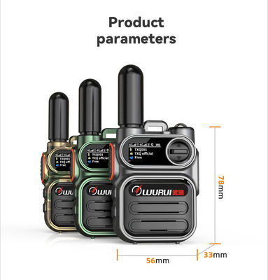 4G Wireless Mini Walkie Talkie para comunicação por satélite de longa distância