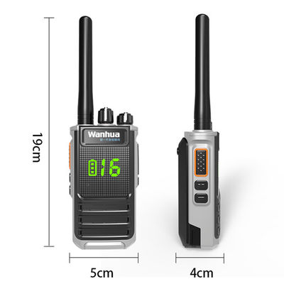 Walkie Talkie profissional de mão UHF codificado de 400-470 MHz com bateria de longa duração