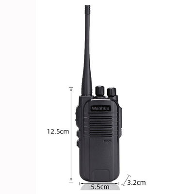 2023 6W UHF Walkie Talkie portátil de duas vias Estação de rádio Transceptor Comunicador com carregamento USB