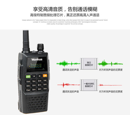 Carregamento direto USB de alta potência Wanhua GTS760 10KM Walkie Talkie para Baofeng UV5R