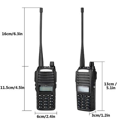 Transmissor de rádio de longo alcance Zello Walkie Talkie BF-8201 Uhf para caminhadas profissionais