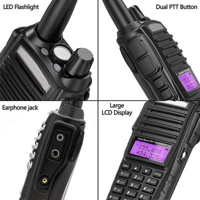 Transmissor de rádio de longo alcance Zello Walkie Talkie BF-8201 Uhf para caminhadas profissionais