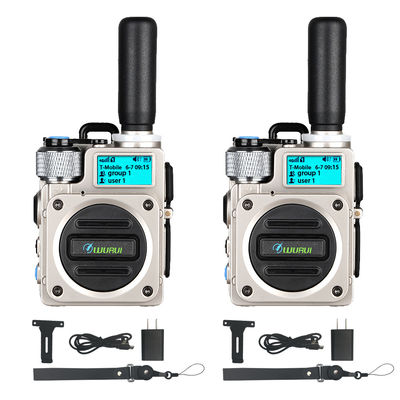 5000KM Talk Range Handheld 4G POC Walkie Talkie para comunicação ilimitada