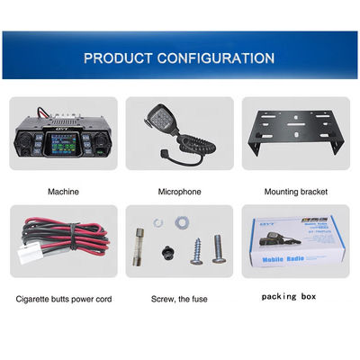 100W High Power Car Station VHF KT-780 Plus Car Mobile Radio Transceiver de Banda Única