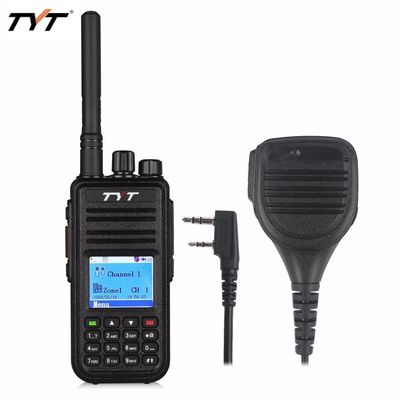 UHF VHF Walkie Talkie portátil 1000 canais GPS IP67 à prova d'água Rádios digitais de banda dupla