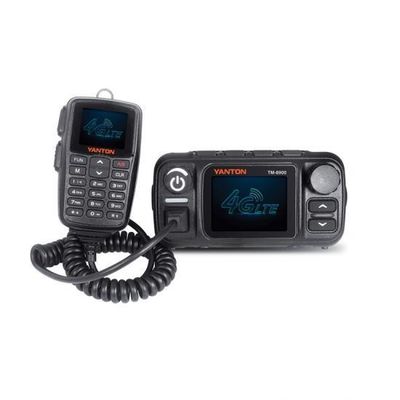 Rede IP LTE POC UHF VHF Rádio móvel de carro com rádio analógico de banda dupla 4G LTE POC 25w