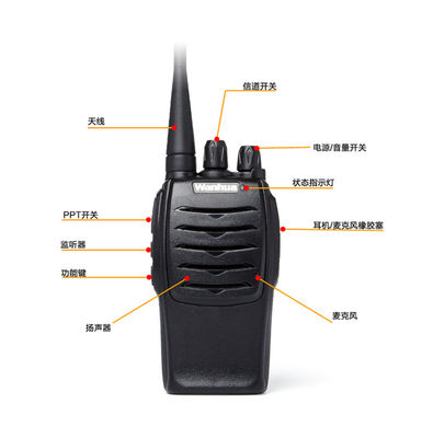 Baofeng Compatible Walkie-talkie Headset 403-470HZ Faixa de Frequência 5km Faixa de Fala K Head