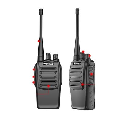 Hotel Wanhua WH27E Walkie Talkie Personalizavel 170*60*35MM UHF profissional de longo alcance