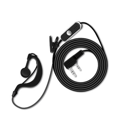 Walkie Talkie Headset Microfone Fones de ouvido para profissionais sem suporte de cartão de memória