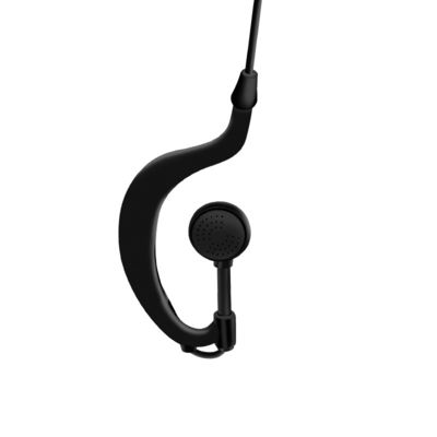 Fones de ouvido com interfone com fio Walkie Talkie Headset Radio Earpiece Headset 110±3dB Sensibilidade