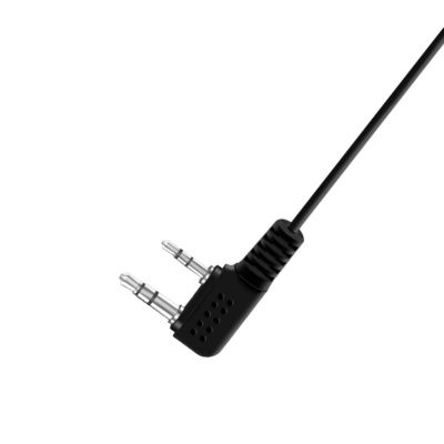Fones de ouvido com interfone com fio Walkie Talkie Headset Radio Earpiece Headset 110±3dB Sensibilidade