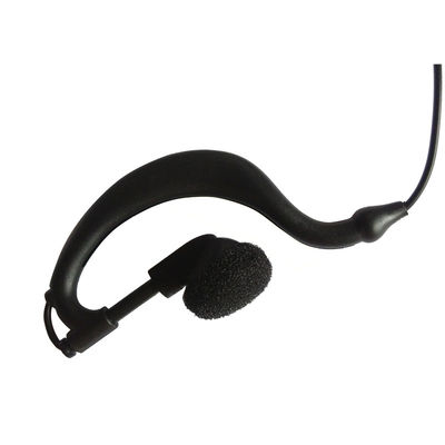 Fones de ouvido com fio de 3,5 mm acessíveis para rádio Walkie Talkie de duas vias sem botão de controle