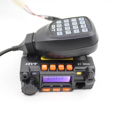 Mini rádio móvel para carro 25W QYT KT-8900 Talkie Walkie 20km de alcance Rádio 2 vias de longo alcance