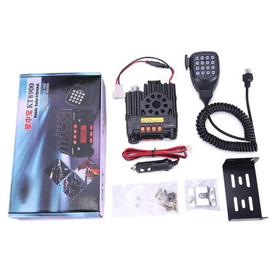 Mini rádio móvel para carro 25W QYT KT-8900 Talkie Walkie 20km de alcance Rádio 2 vias de longo alcance