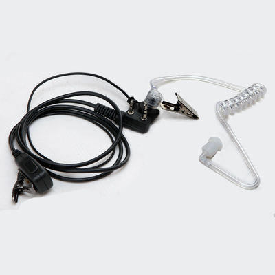 Wanhua Walkie-talkie Fones de Ouvido Fone de Ouvido Cable Fone de Ouvido Anticorrosso Som Confortável Air Guide Fones de Ouvido Microfone Preto Plástico