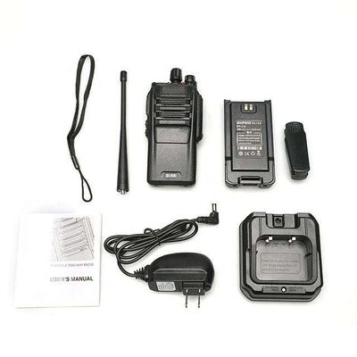 Potência de saída 2W 16 Canal de armazenamento VHF UHF Walkie Talkie para comunicação de restaurante
