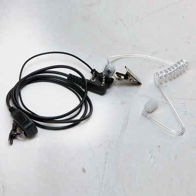 Wanhua Walkie-talkie Fones de Ouvido Fone de Ouvido Cable Fone de Ouvido Anticorrosso Som Confortável Air Guide Fones de Ouvido Microfone Preto Plástico