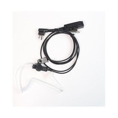 Microfone preto cancelamento de ruído fones de ouvido para conectores de 3,5 mm Walkie Talkie Headset