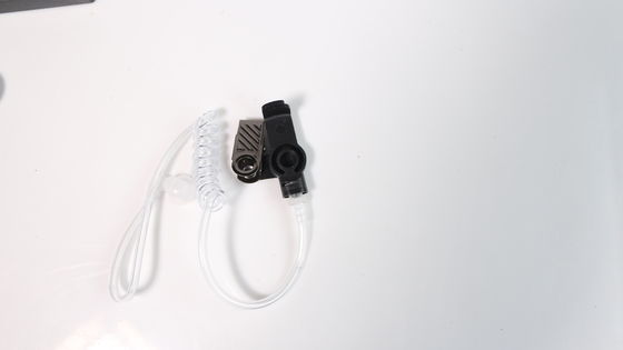 Microfone preto cancelamento de ruído fones de ouvido para conectores de 3,5 mm Walkie Talkie Headset