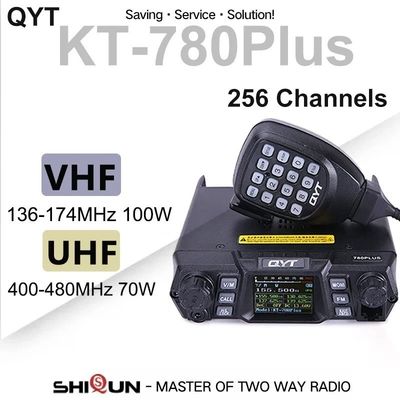Estação Base de Rádio Móvel VHF de 100W KT-780 Plus para Walkie Talkie