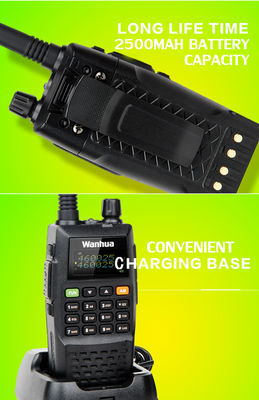 OEM/ODM aceito WanhuaGTS760 Walkie-Talkie portátil de 8W para excursão autônoma ao ar livre