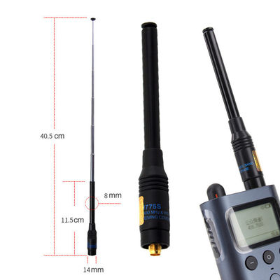 Automóvel Móvel Walkie-Talkie portátil Antenna Montada WKTKantena 2.15dBi Ganho 430MHz