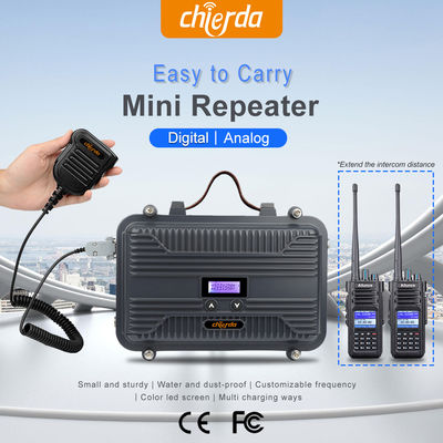 Rede de codificação e decodificação CTCSS/DCS Repetidor Walkie Talkie Full Duplex de 10W personalizável