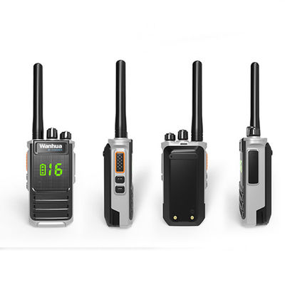 Walkie talkie de longa distância 1-10km com alcance de conversação 8800mAh UHF 5W Wanhua T66
