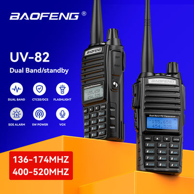 Baofeng UV-82 Walkie Talkie VHF UHF Tipo de frequência para comunicação PTT no Paquistão