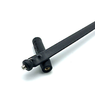 Wanhua HTD826/825/813/815/26/WH36/GTS660 Antena Walkie-Talkie Preta com comprimento de 12 cm
