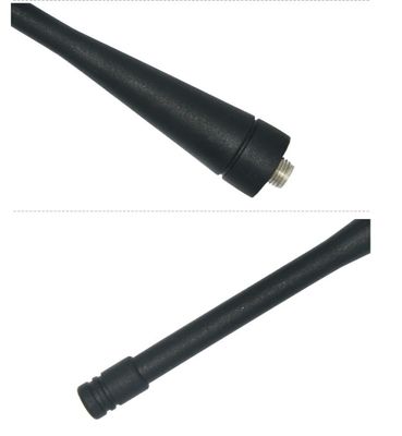 Wanhua HTD826/825/813/815/26/WH36/GTS660 Antena Walkie-Talkie Preta com comprimento de 12 cm