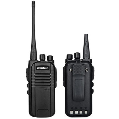 Rádio portátil de duas vias portátil Uhf Walkie Talkie para pessoal de hotéis e restaurantes