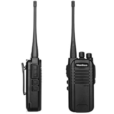 Rádio portátil de duas vias portátil Uhf Walkie Talkie para pessoal de hotéis e restaurantes