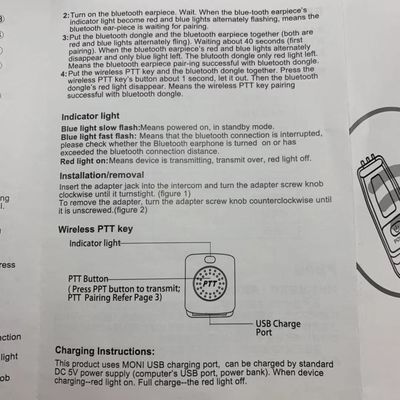 Potência de saída Outros auscultadores sem fio para XIR P8608 P8668i DP4801 Bluetooth Headset