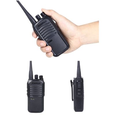 Black Wanhua HTD815 Walkie Talkie 5W/8W Opcional alcance de 10 km para necessidades de comunicação