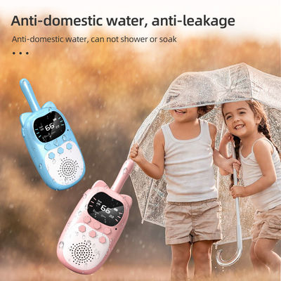 20 canais de armazenamento Walkie Talkie portátil para crianças 3 km ABS brinquedo de controle remoto de plástico