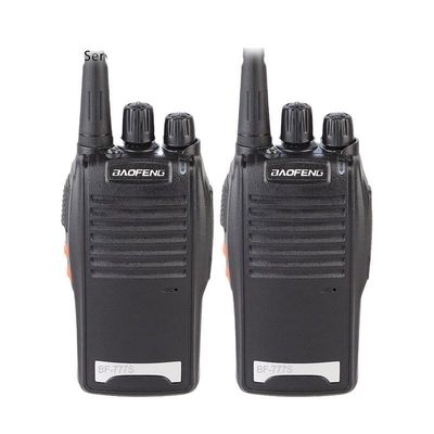 Baofeng BF-777S walkie-talkie portátil de banda dupla ferramenta de comunicação de rádio de duas vias