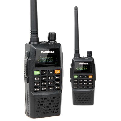 Lançar Wanhua VHF banda dupla de dois caminhos rádio perfeito para KTV em 7,2V tensão operacional