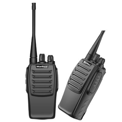 Walkie Talkie de alta potência com 3,7V de tensão operacional e 16 canais de armazenamento perfeito