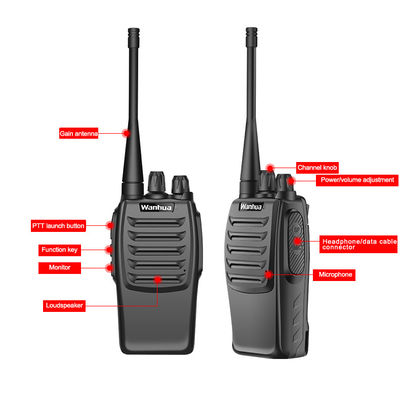 Intercomunicador universal Wanhua WH27E Walkie Talkie 16 canais para comunicação versátil