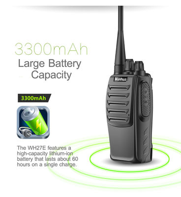 Intercomunicador universal Wanhua WH27E Walkie Talkie 16 canais para comunicação versátil