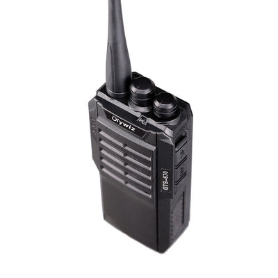 Rádio UHF Walkie Talkie Prateado Preto 5W Potência de saída 3800mAh Intercomunicadores Woki Toki